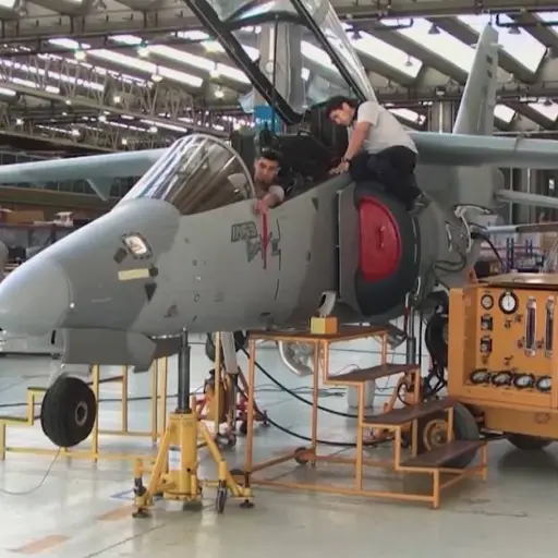 Avión Pampa III. Foto: Captura de pantalla.