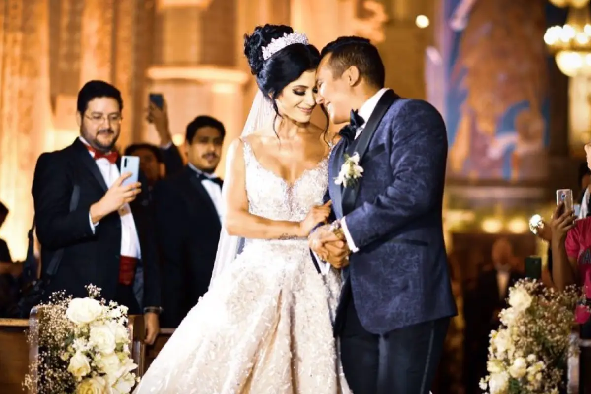 Kimberly Flores boda Kim Flores Edwin Luna, 