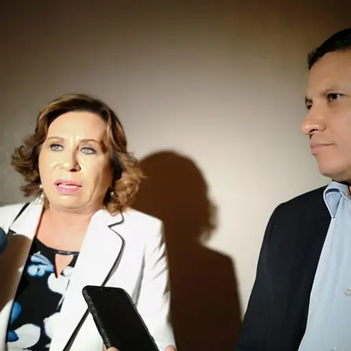 Sandra Torres Kevin McAleena Emisoras Unidas Guatemala ,