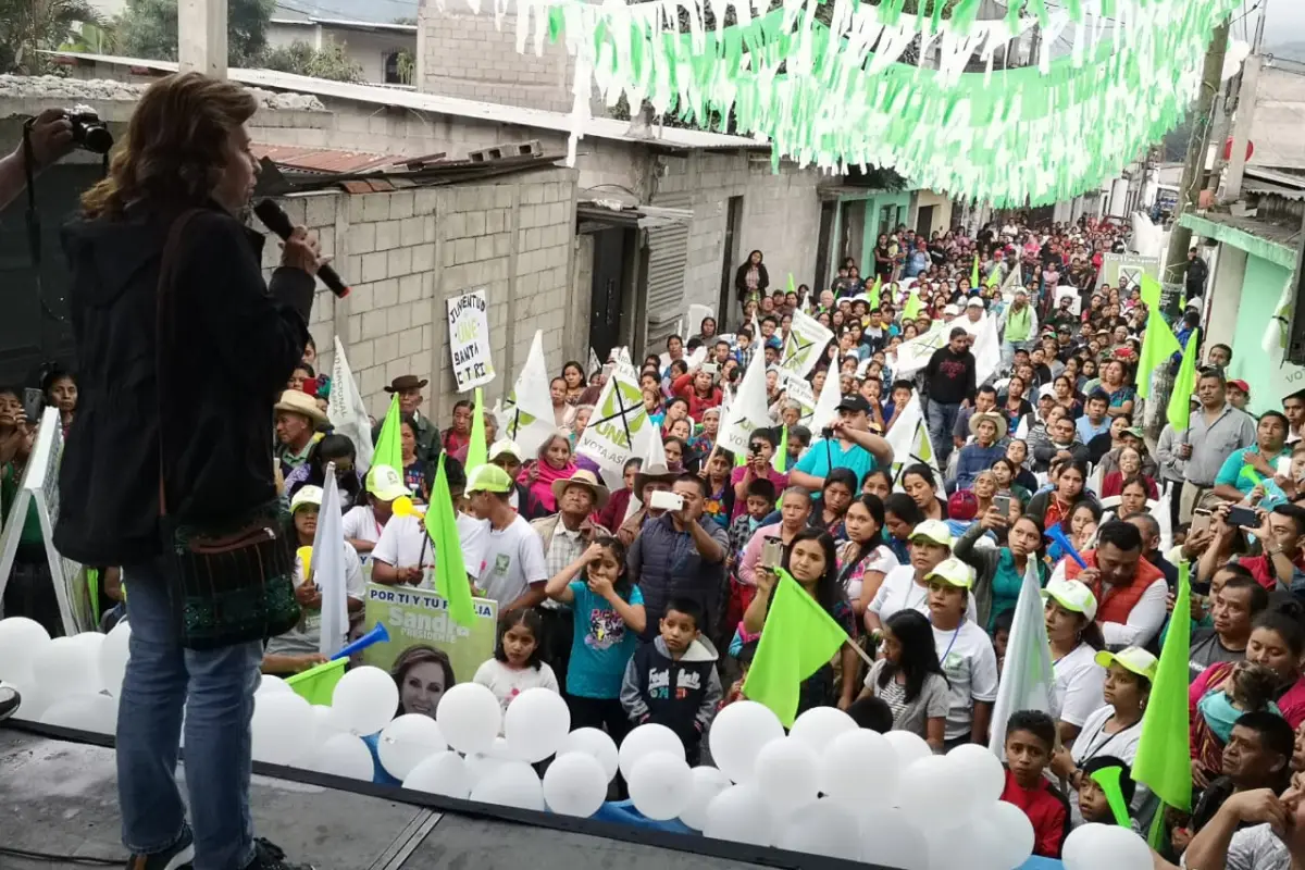 Sandra Torres UNE Chimaltenango Emisoras Unidas Guatemala, 