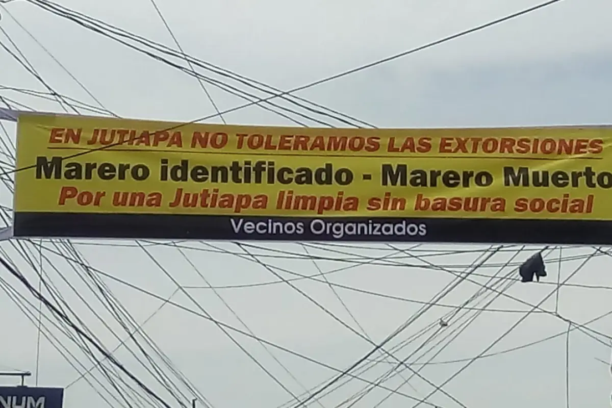 Mantas en Jutiapa contra mareros, 