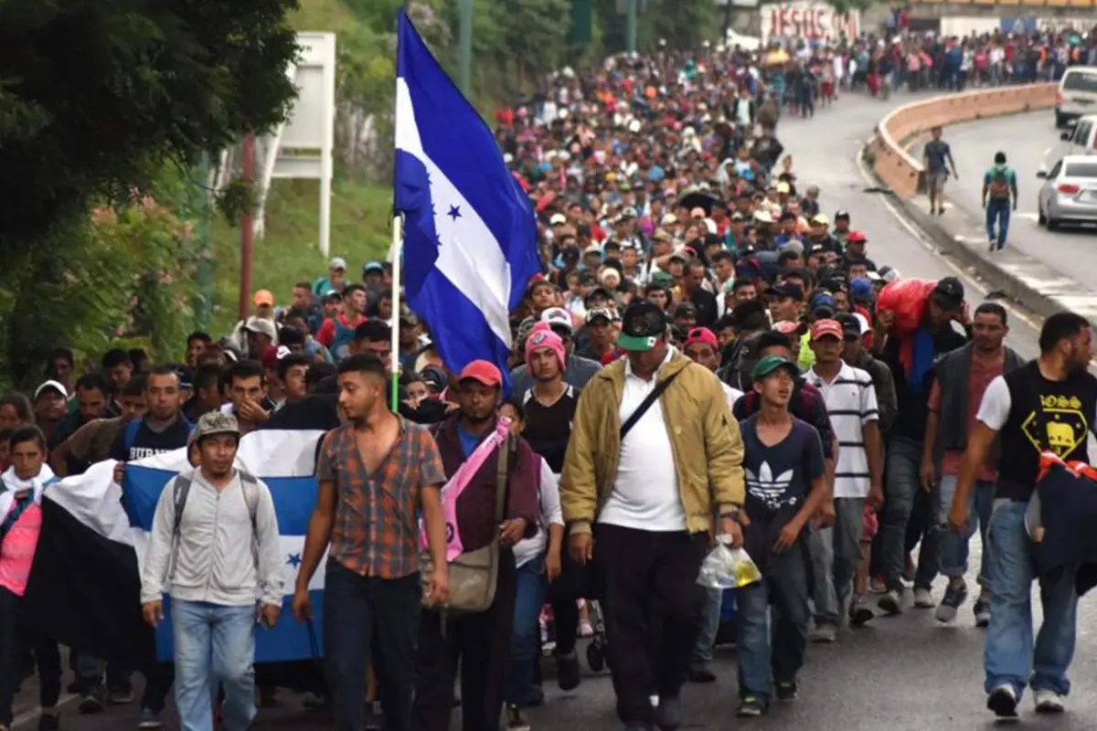 na iglesia de EEUU acepta a familia hondureña que viajó en caravana migrante