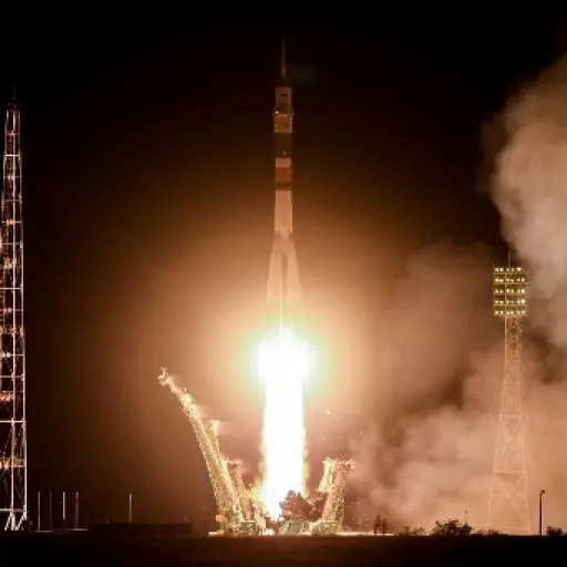 Nave despega hacia la ISS en aniversario del Apollo XI. Fotos: AFP
