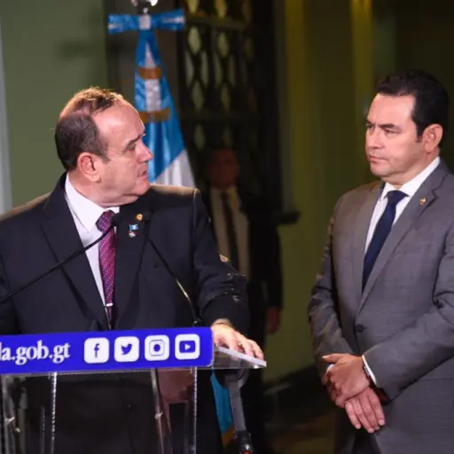 Alejandro Giammattei Jimmy Morales Acuerdo migratorio Estados Unidos ,