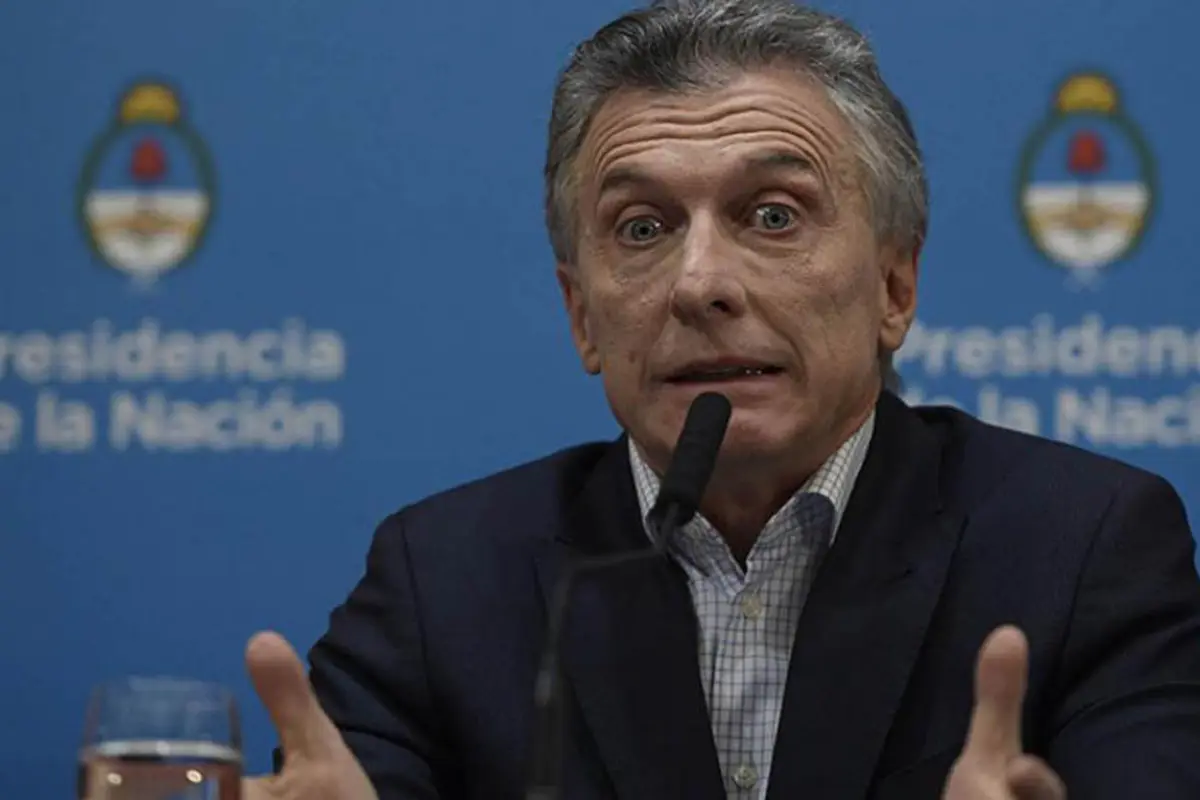 El presidente de Argentina, Mauricio Macri,