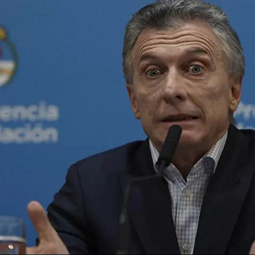 El presidente de Argentina, Mauricio Macri,