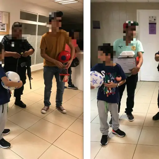 El menor fue localizado junto al cadáver de su papá.