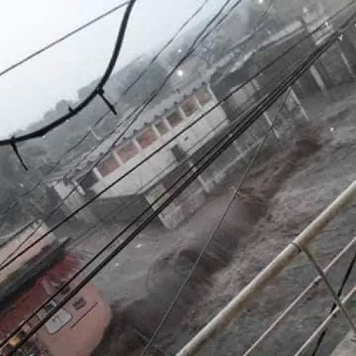 La Conred destacó que al menos cinco viviendas resultaron con inundación súbita. 