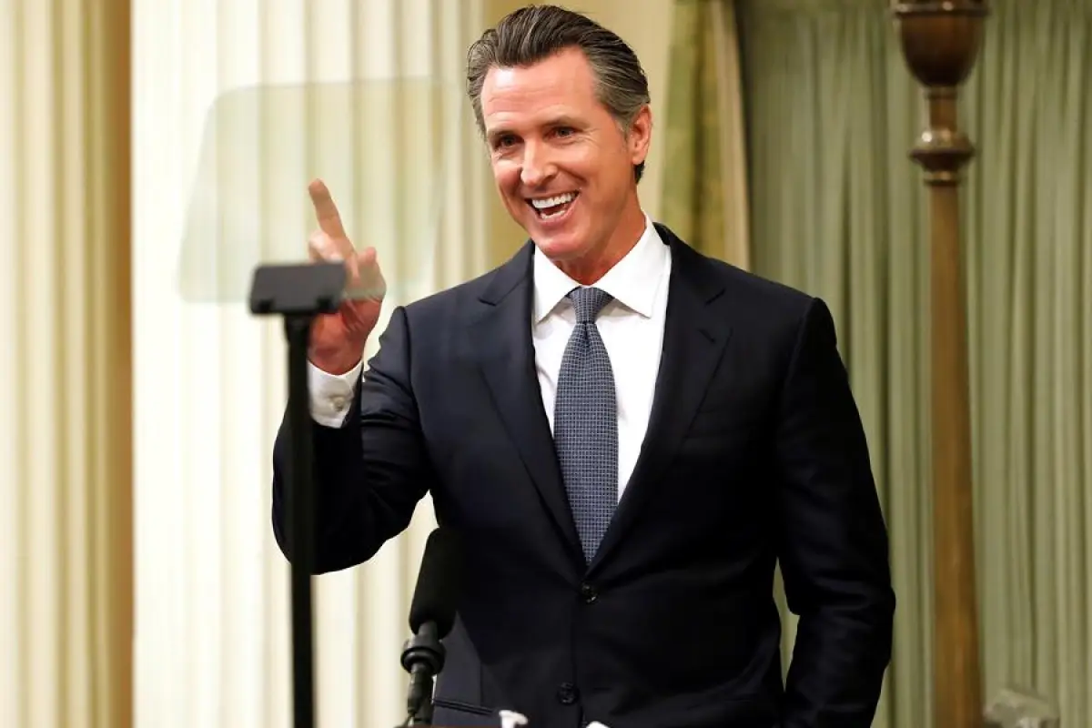 El gobernador Gavin Newsom. Foto: EFE