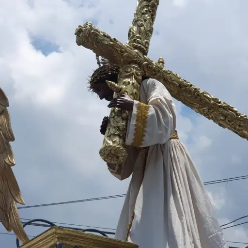 La población de Chicacao celebró los 104 años de la llegada de la imagen.