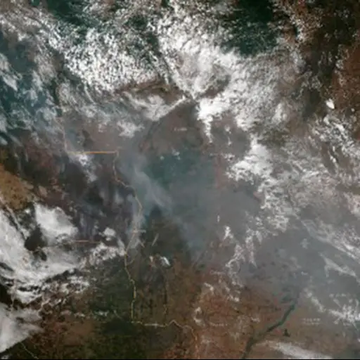 ¡Dramáticas imágenes! de los incendios que afectan el Amazonas ,