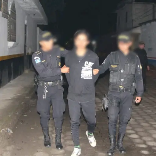 Pandillero salvadoreno capturado en Chimaltenango