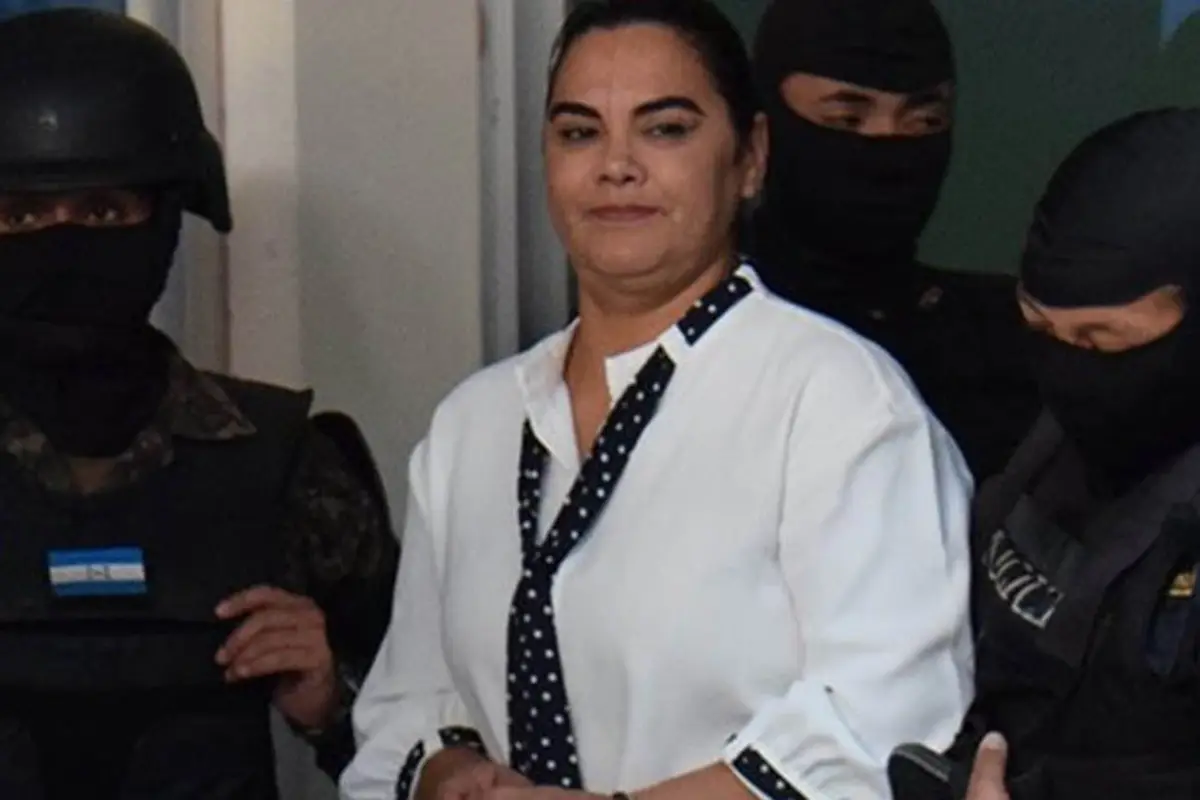 La exprimera dama de Honduras Rosa Elena Bonilla; esposa del expresidente Porfirio Lobo