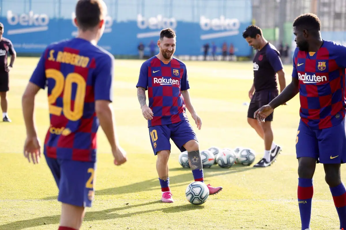 Messi entrenamiento barcelona, 