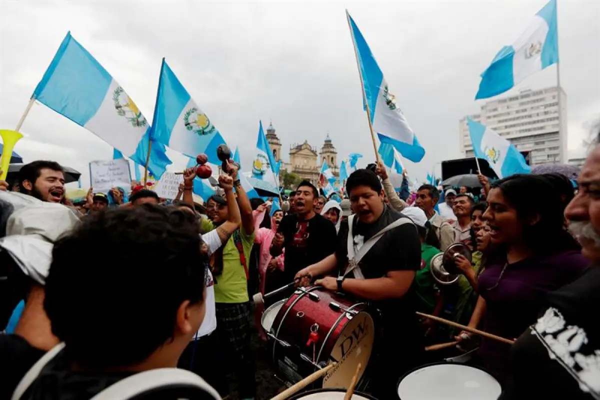 división plaza cicig guatemala comisionado protesta, 