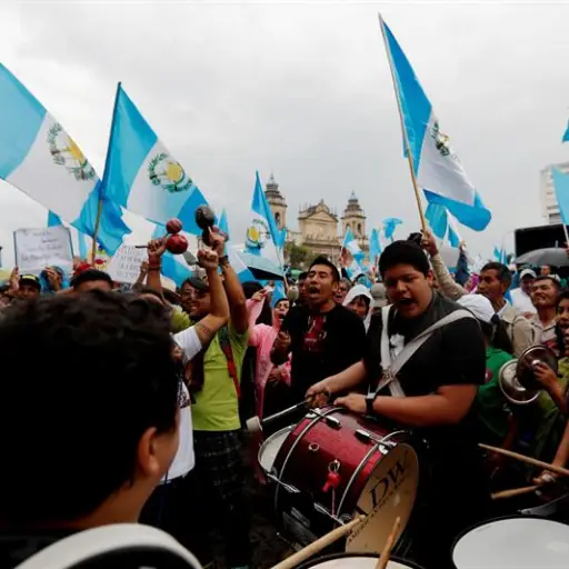 división plaza cicig guatemala comisionado protesta ,