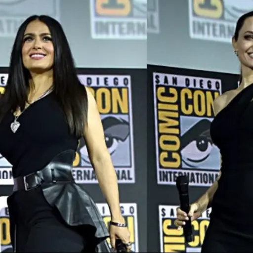 Salma Hayek y Angelina Jolie ,