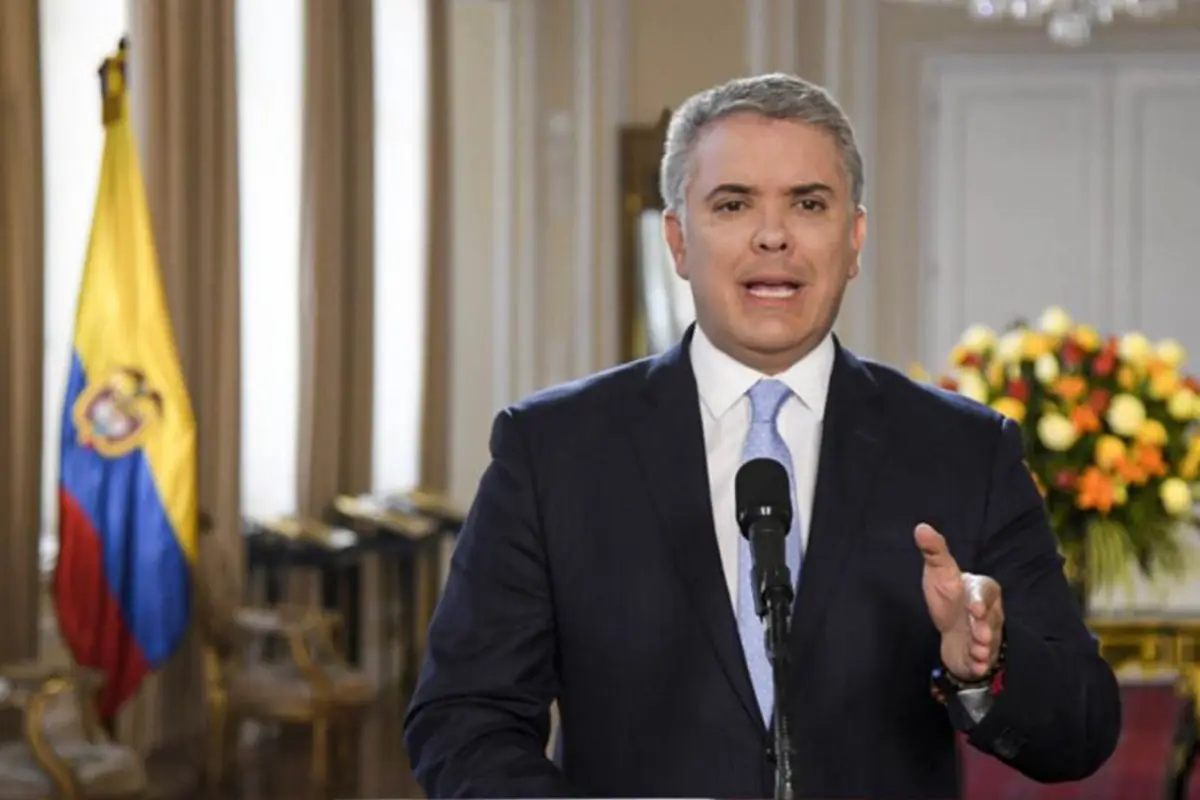 El presidente de Colombia, Iván Duque