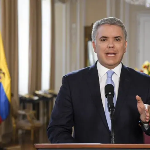 El presidente de Colombia, Iván Duque