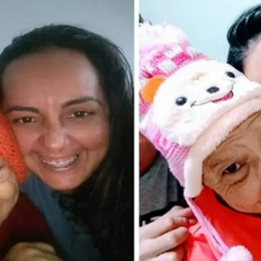 El noble gesto de la enfermera se ha vuelto vira. Foto: redes sociales 