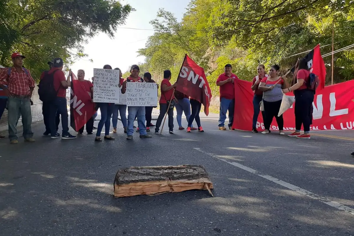 Manifestación Salud Emisoras Unidas Guatemala, 