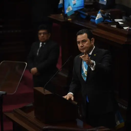 El gobernante también criticó al PDH. Foto: Oliver de Ros.