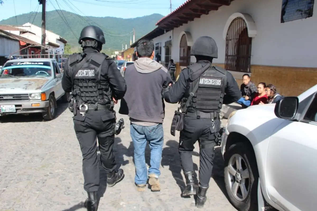 Capturan a presunto secuestrador en Sacatepéquez