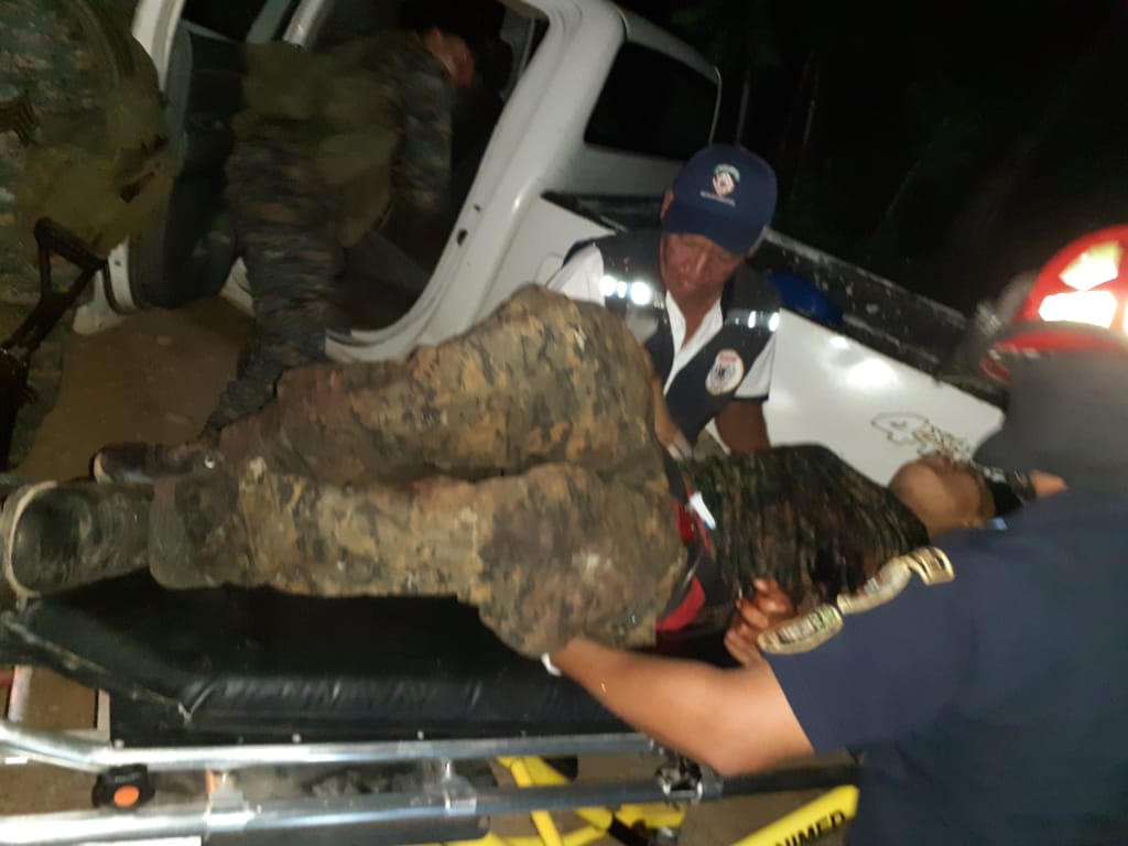 Rescate soldado en El Estor Izabal | 