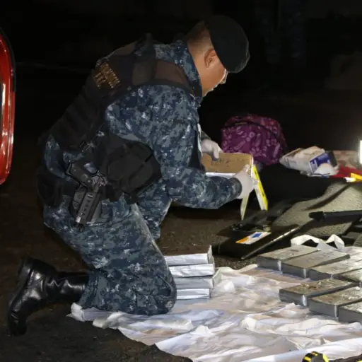 droga vehículo 97 paquetes cocaína ,