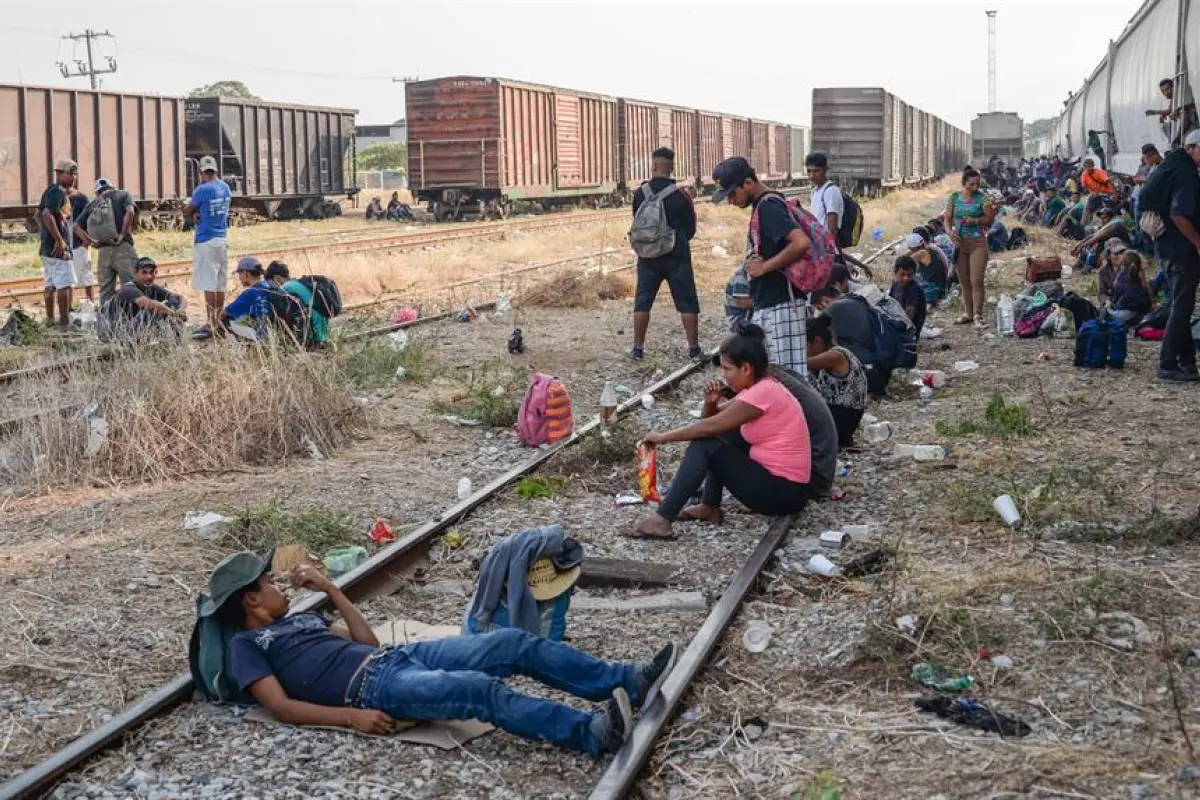 Migrantes en su paso por México