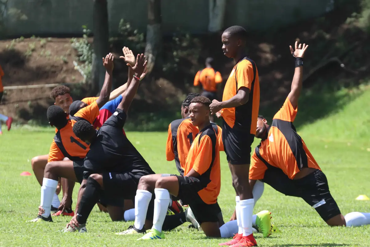 entreno de la Selección de Anguila, 