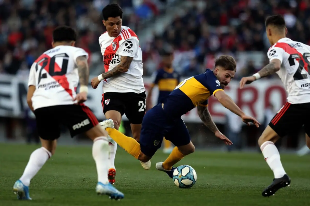 Boca Juniors y River Plate superclásico. Foto: AFP, 