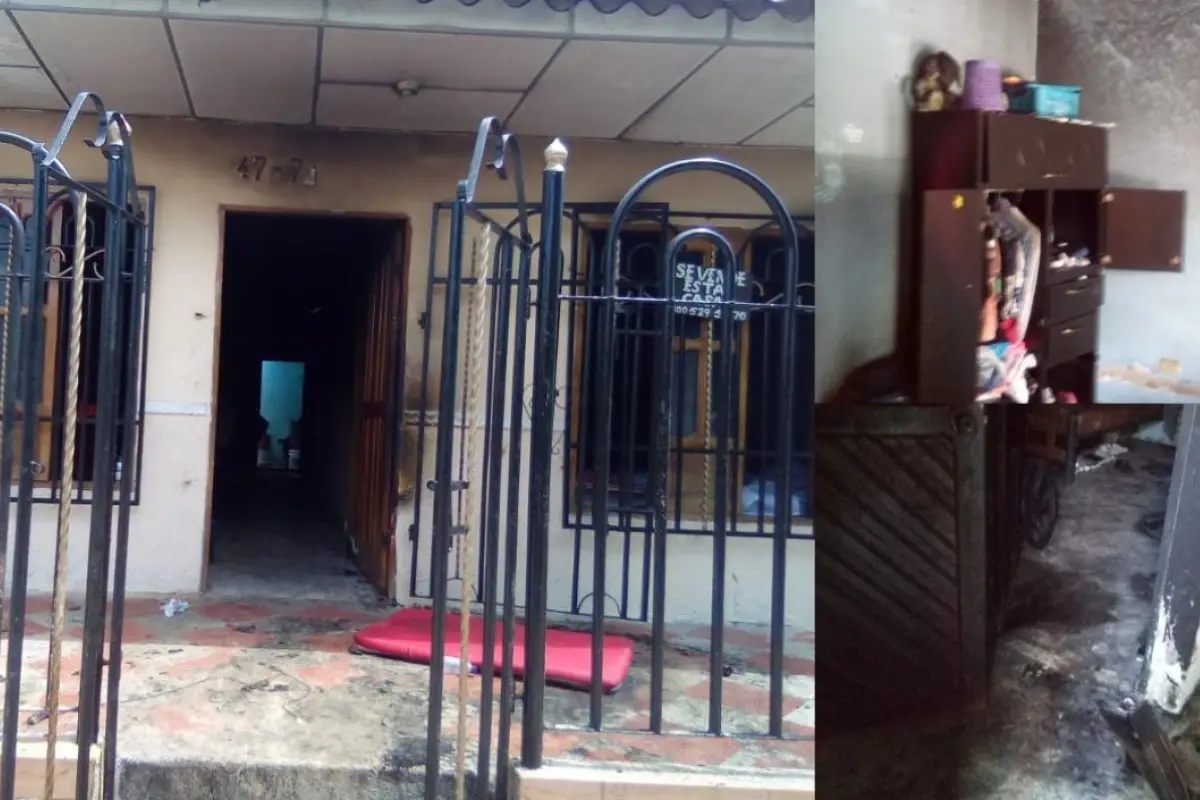 El hecho ocurrió en un barrio de Colombia.