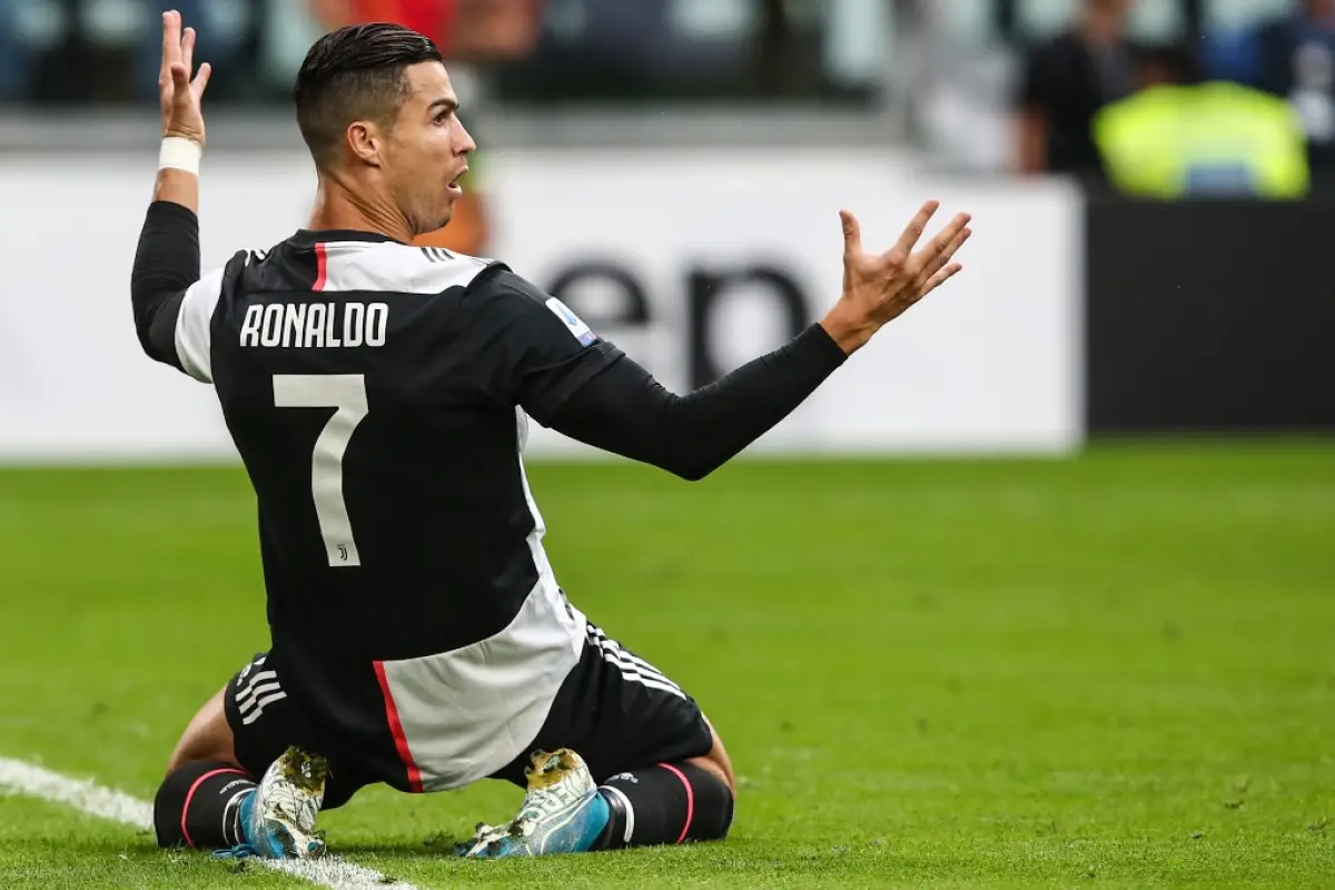 Cristiano celebra un gol con la Juventus. Foto: AFP