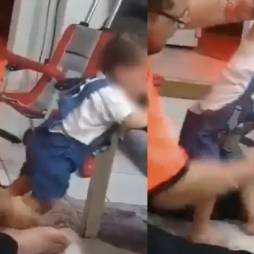 indigna-video-de-hombre-que-golpea-a-su-bebe-para-que-aprenda-a-caminar-padre ,