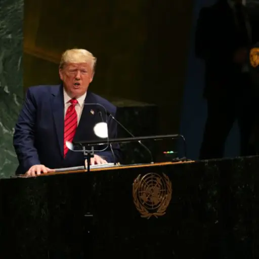 El presidente estadounidense, Donald Trump