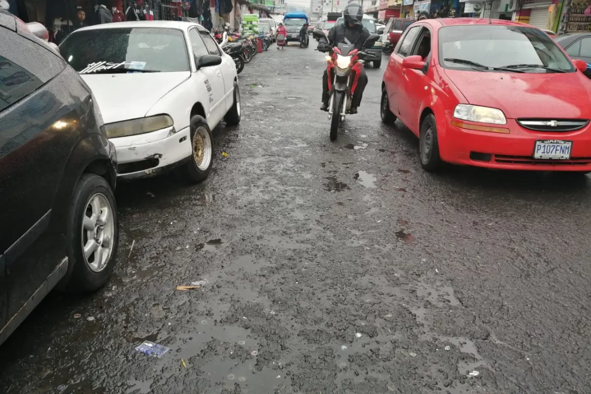 Estado de las calles en Quetzaltenango