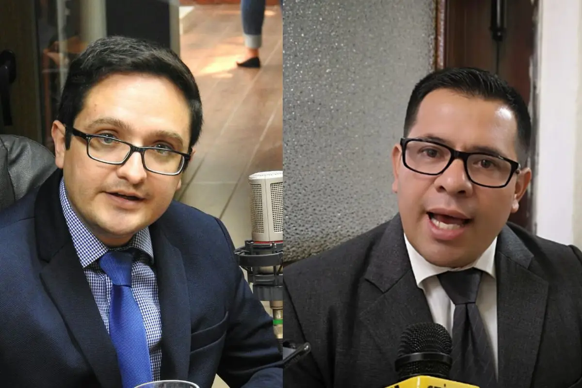 Juan Francisco Sandoval y Emannuel Rivera