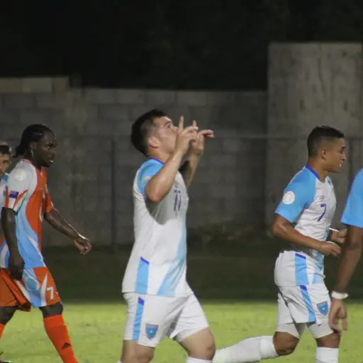 celebracion del Chucky con Guatemala ante Anguila ,
