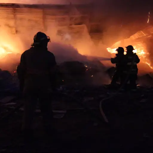 El hecho ocurrió en una empresa de reciclaje.