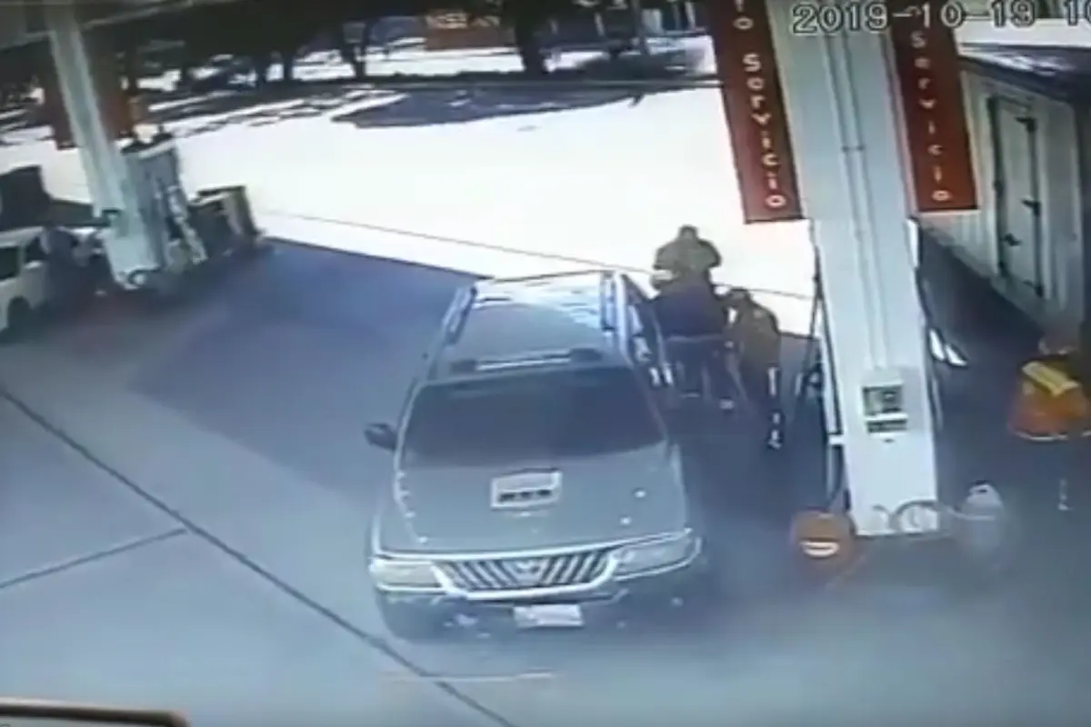 video asesinato gasolinera Emisoras Unidas Guatemala, 