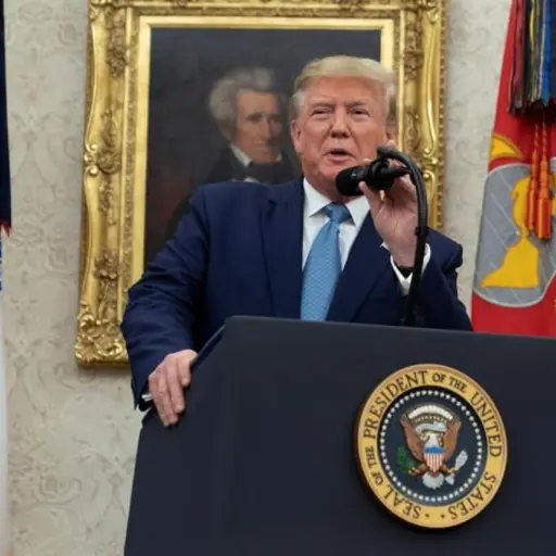 El presidente estadounidense, Donald Trump