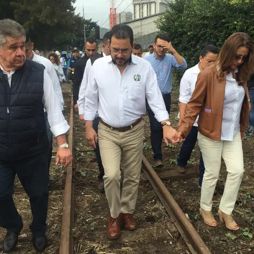 Tren descarrillado FEGUA Jimmy Morales Emisoras Unidas Guatemala ,