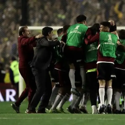 El cuadro millonario pasó a la final de la Libertadores. Foto: AFP.