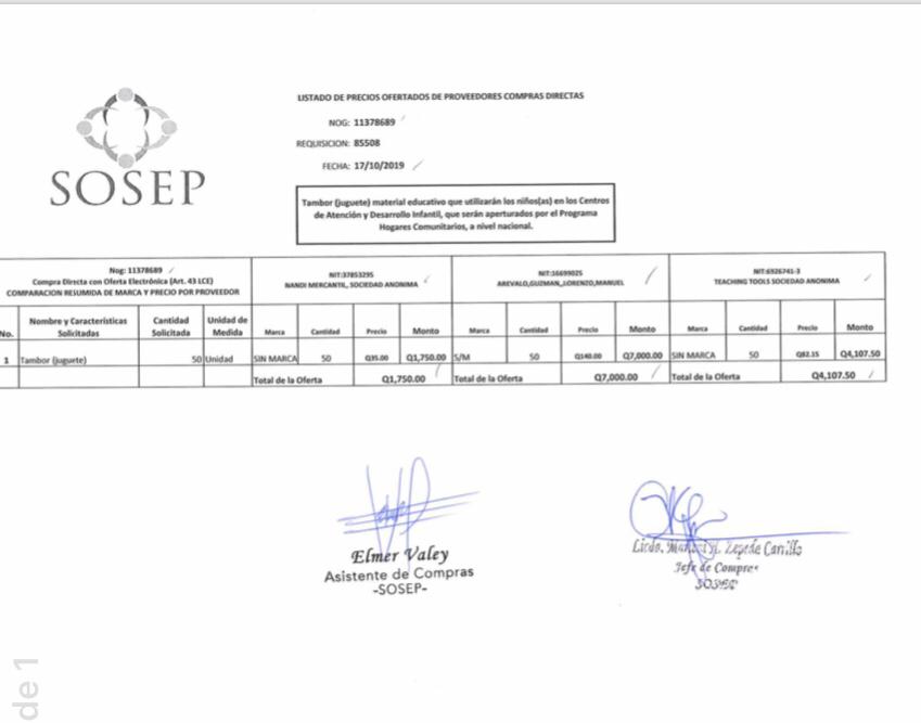 compras sosep5 | 