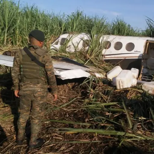 Aeronave localizada en Sipacate