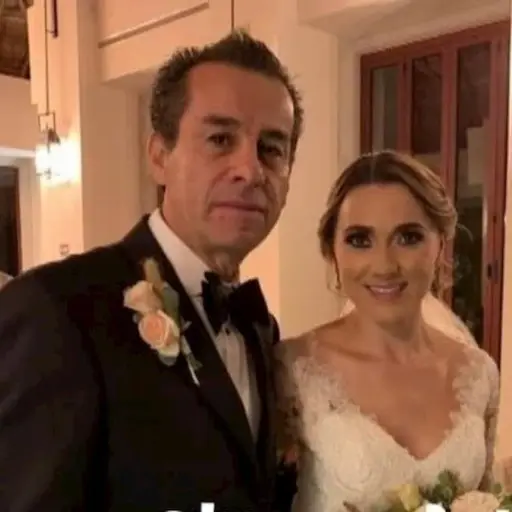 Esta fue la imagen de la boda que se hizo viral en redes sociales. 