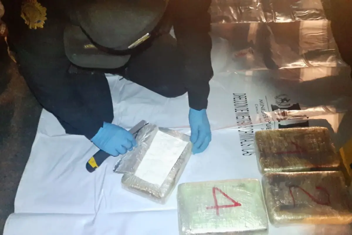 Interceptan cocaína en Totonicapán