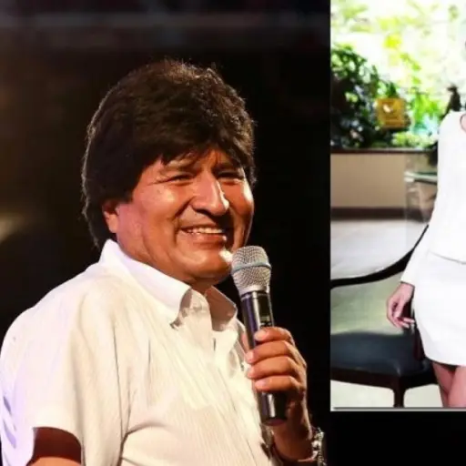 Evo Morales Gabriela Zapata ,