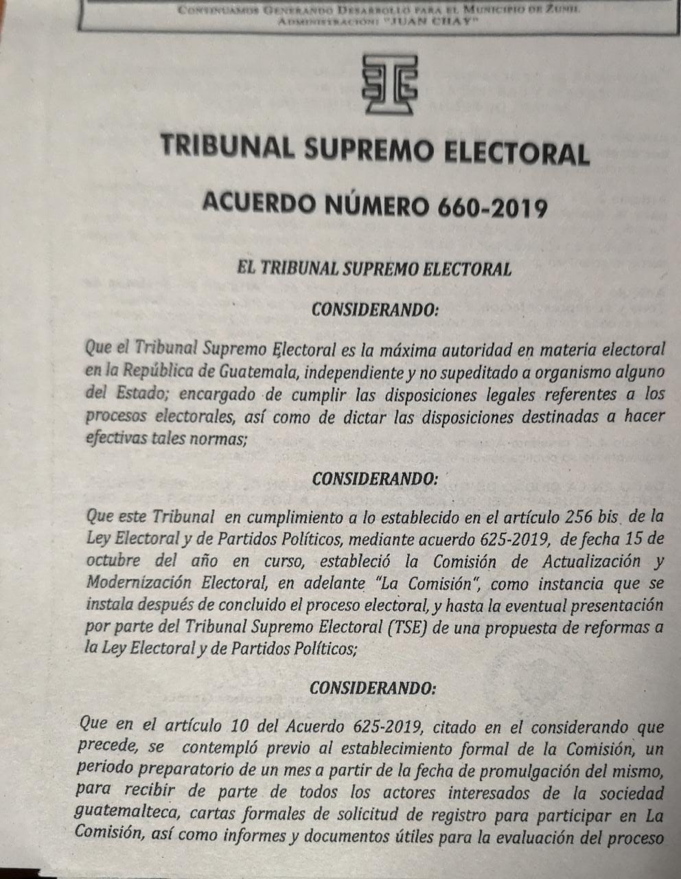 acuerdo 660-2019 | 